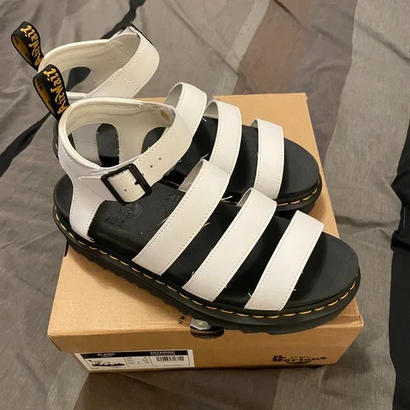 Doc Marten Blair Sandals (White)